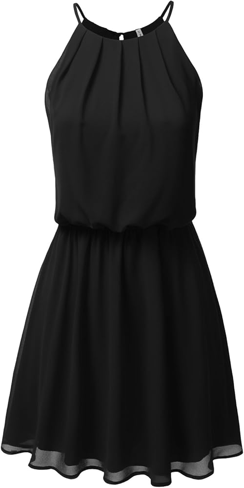 multi layered chiffon dress