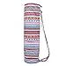ELENTURE Canvas Yoga Mat Bag with Adjustable Strap & Pockets, Full-Zip Travel Gym Tote for Women & Men, Fits 1/4