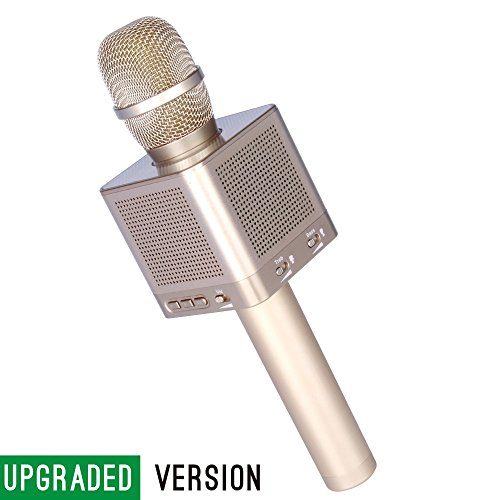 Upgraded micgeek q10s bluetooth wireless karaoke microp…