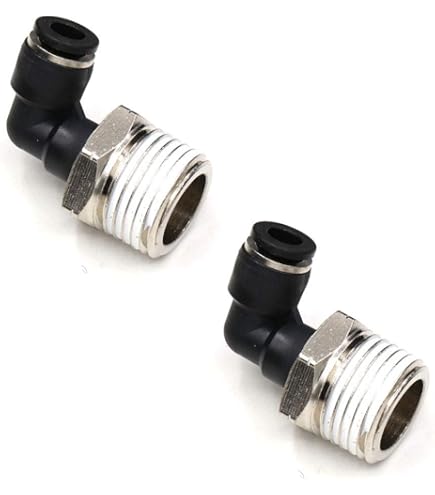 Nylon Push In Air Fitting Elbow Metric Tube Joiner