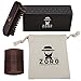 Beard Brush and Comb Set for Men - Premium Handmade Grooming Set - Elegant Box and Cotton Bag - Horsehair Bristled Brush and Double-Sided Aromatic Wooden Comb - Perfect Kit for Home or Travel