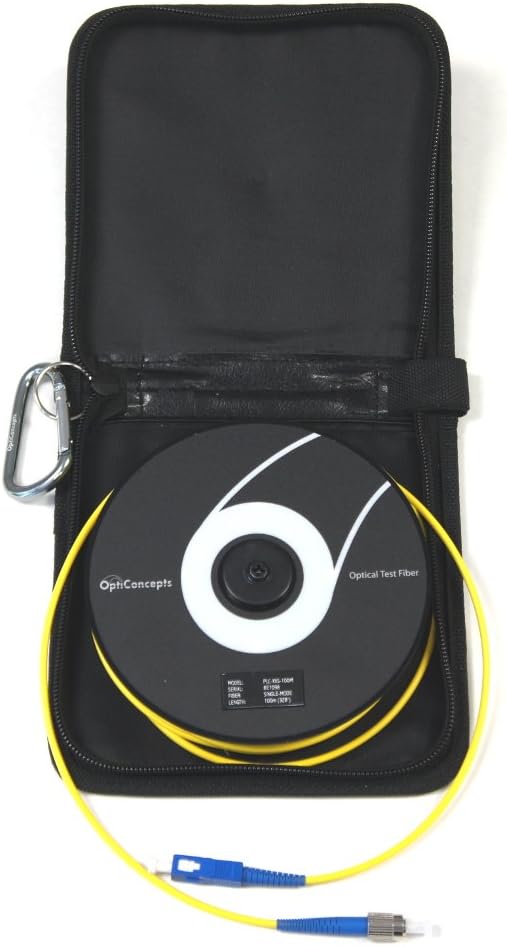 OptiConcepts Single-mode OTDR Fiber Launch Cable 150 Meter LC-SCA Connectors PLC64S150M