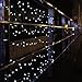 LightsEtc 72ft 200 LED White Solar String Lights LED Fairy Lights Christmas Lights Ambiance Lighting with Pure Wire for Gardens, Homes, Christmas Party