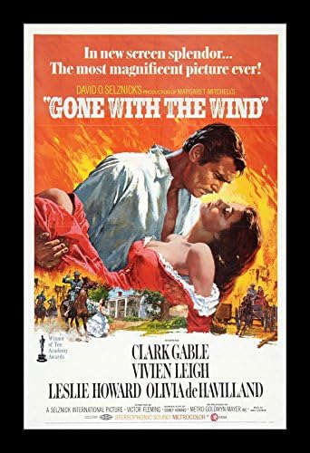 Wallspace Gone with The Wind - 11x17 Framed Movie Poster