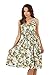 Pistachio Ladies Frill Detail Knee Length Summer Vacation Dress