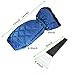 ZHUBANG Ice Scraper Mitt Snow Scraper Tool Car Truck Blue Ice Icing Scraper Plastic Blade Mini Waterproof Glove Kits for Windshield Window Snow