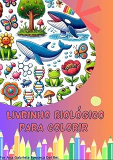 Livro Livrinho Biológico para colorir