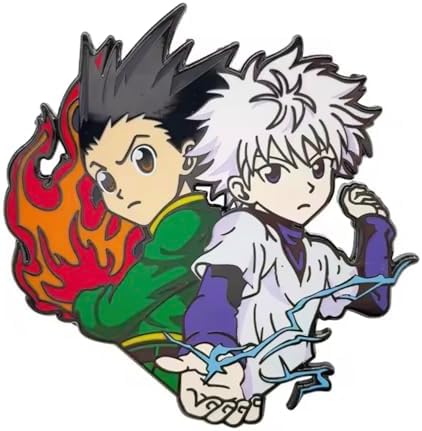 Amazon.com: Hunter X Hunter Gon And Kirua Pin Set Anime Enamel Pin