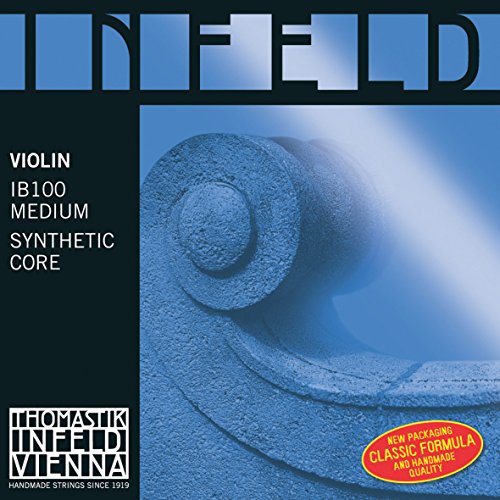 Thomastik Cordes Violon Infeld Noyau Hybride, Jeu Bleu 4/4 Medium