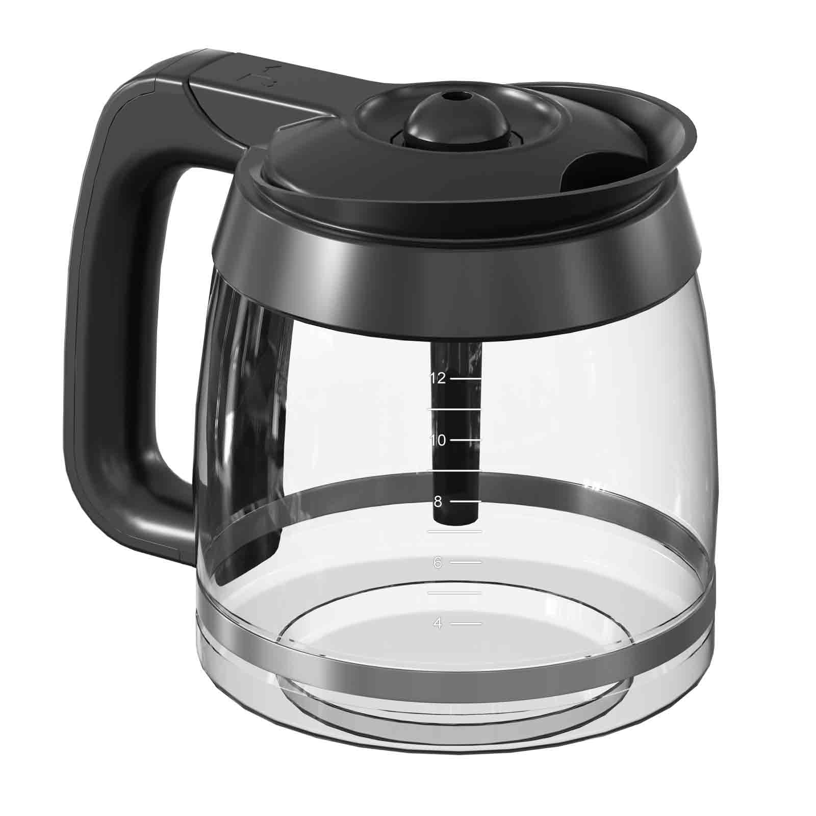 Photo 1 of 12-Cup Coffee Pot Replacement Carafe Compatible with Ninja Coffee Brewer Maker Models CE251 CE201 CE201C CE200 CE200C Model# XGLSLID200