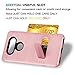 Samsung Galaxy J7 Perx Case, Galaxy J7 Sky Pro / J7V 2017/J7 Prime/Halo Case with Screen Protector,AnoKe[Card Slots Wallet Holder]Kickstand Plastic TPU Shockproof Case For Galaxy J7 2017 KC1 Rose Gold
