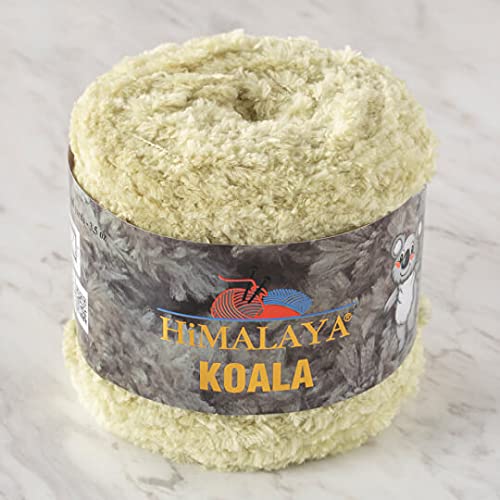 Himalaya Koala Chenille Yarn 1 Skein 100 g 100 m 100% Micro Polyester Bulky Chunky Yarn, Yarn Weight: 5, Color 22