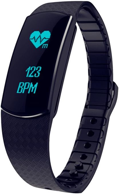 Heart Rate Monitor Trasense SH09 Fitness Tracker Bluetooth Wireless Waterproof Black
