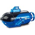 GoolRC Mini Remote Control Submarine, RC Submarine Toy 4-Channel Remote Control Toy Forward/Diving, Backward/Surfacing, Left Turn, Right Turn Yellow