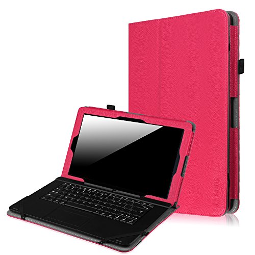 Fintie RCA Galileo Pro Andorid 6.0 / RCA 11.6" HD/Maven Pro Case - PU Leather Cover for 11.5" RCA Galileo Pro / 11.6" Maven Pro, Compatible with Cambio W1162 V2 / W116 11 inch 2-in-1 Tablet, Magenta