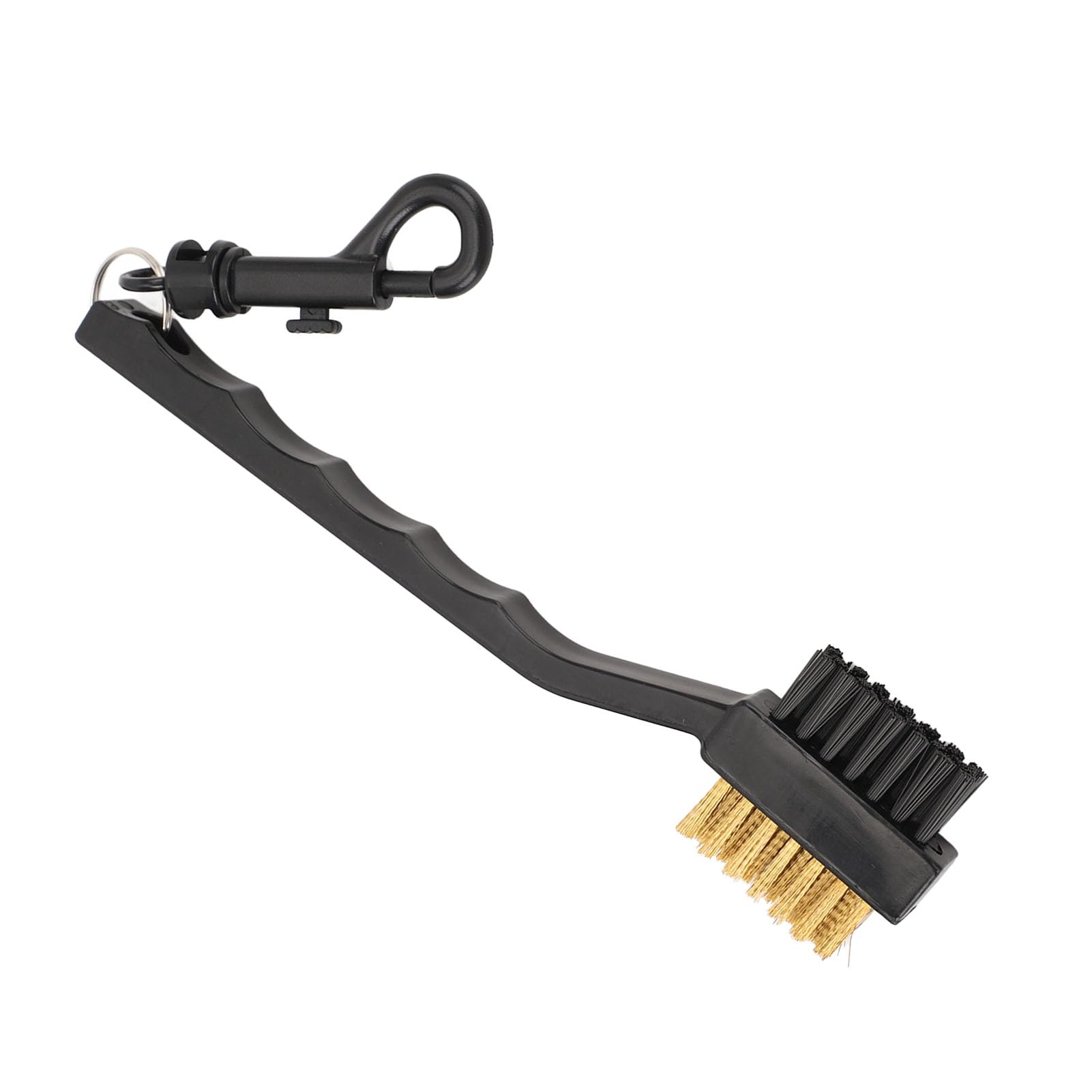 Luqeeg Club Cleaning Brush, Dual Sided Copper Steel, Portable Multifunctional Groove Cleaner Tool with Versatile Use for Clubs