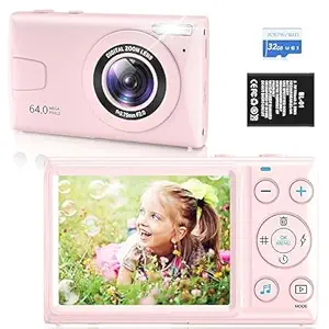 Digital Camera Bundle FHD 1080P & 4K Options with SD Cards, 16X/18X Zoom, Autofocus Perfect for Kids, Teens, Beginners, and Seniors
