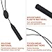 YALEX Eyeglasses Strap Adjustable Eyewear Lanyard Sports Eyeglasses Anti - Slip Hooks Anti （Black）
