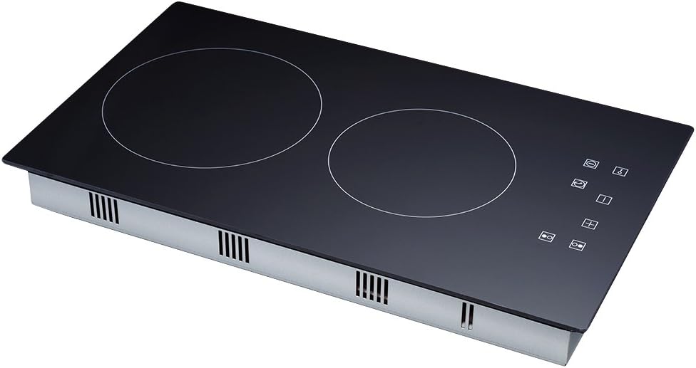 1 x 30cm Electric Ceramic Hob black with Touch Controls Max Power