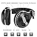 GOODLOGO T2S Bluetooth Headphones Wireless Headset Foldable Without Cable Earphone Perfect Sound Quality for Tablets, SmartPhones Computers,Laptops,TV's,All Head Sizes (Blue)