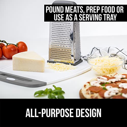 Gorilla Grip Durable Kitchen Cutting Board Set of 3, BPA Free