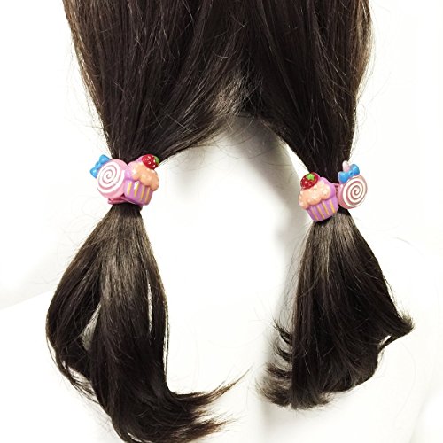 Wrapables Colorful Assortment Elastic Hair Bands (18 Pack)