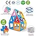 Jasonwell 42 Pcs Magnetic Tiles Building Blocks Set for Boys Girls Preschool Educational Construction Kit Magnet Stacking Toys for Kids Toddlers Children Age 3 4 5 6 7 8 Year Old