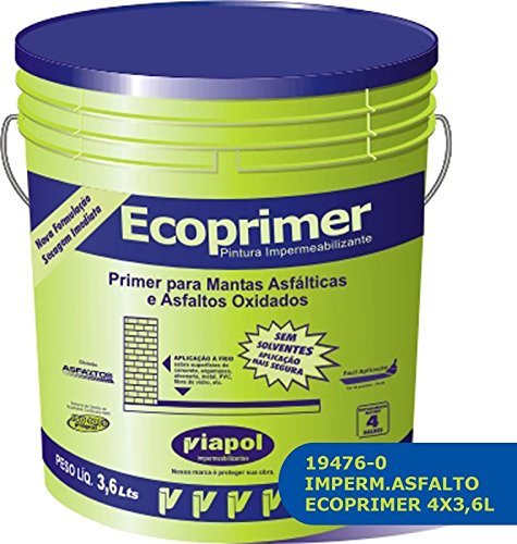 Impermeabilzante Asfalto para Mantas 3,6 L Ecoprimer com 4