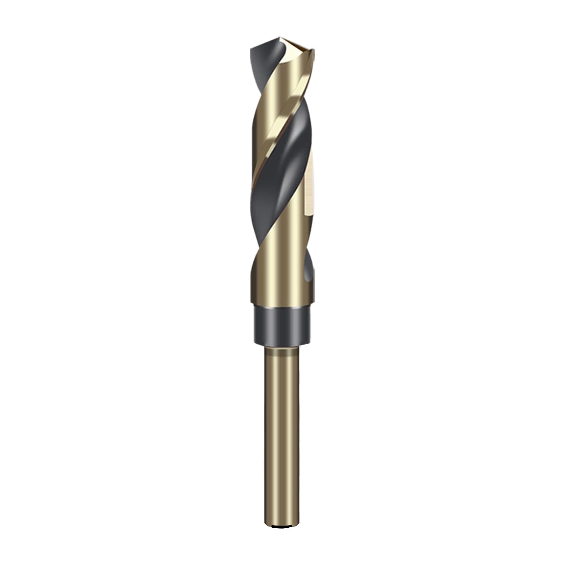 LEPEVNEY 19mm Reduced Shank Twist Drill Bit with 10mm Round Shank for Stainless Steel Aluminum Alloy Metal Copper Plastic Wood, Made of High Speed Steel 4341