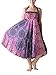Bangkokpants Women's Long Hippie Bohemian Skirt Gypsy Dress Boho Clothes Flowers One Size Fits (Bohorose Pink, One Size)