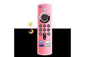 Glow Silicone Remote Cover Replacement for 3nd Gen. / 4K / HD Streaming Remote Controller, Anti-Slip Washable Protective Remo