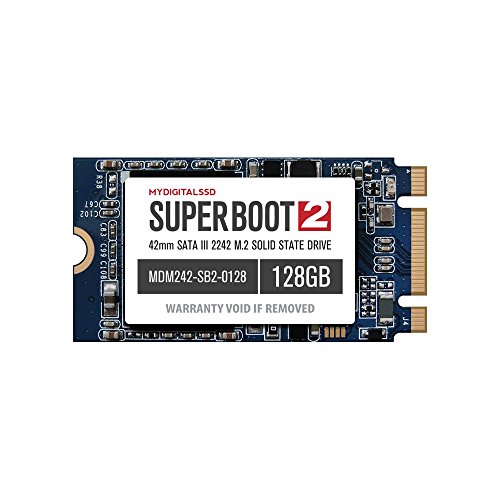 MyDigitalSSD 128GB Super Boot 2 (SB2) 42mm M.2 2242 NGFF SATA III (6G) SSD Solid State Drive (128GB 2242)