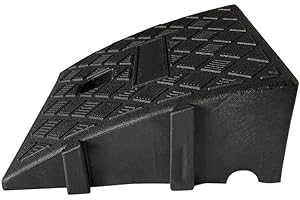 Plastic Curb Ramps Car Threshold Ramp for Driveways, Sidewalks Steps Wheelchairs Strollers Motorcycle 25*27*7cm