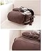 Coofit Brown Women's Synthetic Leather Backpack Purse Shoulders Bag Travel Bag Daypack