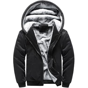Doudoune Homme Hiver - Veste Polaire Épaisse Coupe-Vent, Capuche Amovible, Chaud Et Décontracté