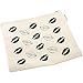 Canvas Cosmetic Bag and Travel Makeup Zipper Pouch Organizer Set For Wedding Bridesmaids or Direct Marketing Gifts 8.5 x 7.5 Inches (6 Pack)