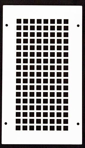 20 x 40 White (Paintable) Square Ceiling and Wall Air Returns and Grilles (22" x 42" Overall)