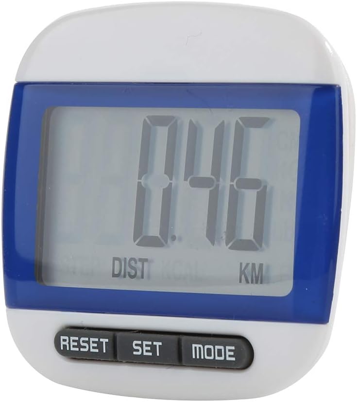 TYewa98556 2019 Newest Teconology Pedometer, Mini Waterproof Step Movement Calories Counter Multi-Function Digital Pedometer - Blue