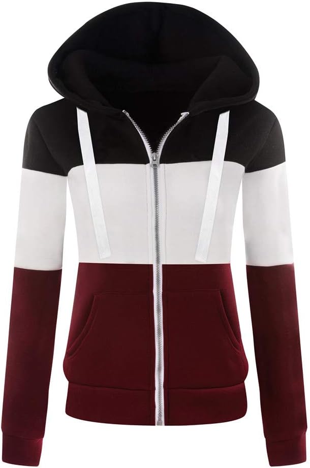 Newbestyle Womens Hoodies Casual Zipper Hooded Sweatshirts and Hoodies