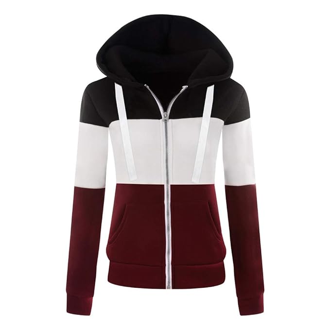 Newbestyle Womens Hoodies Casual Zipper Hooded Sweatshirts and Hoodies