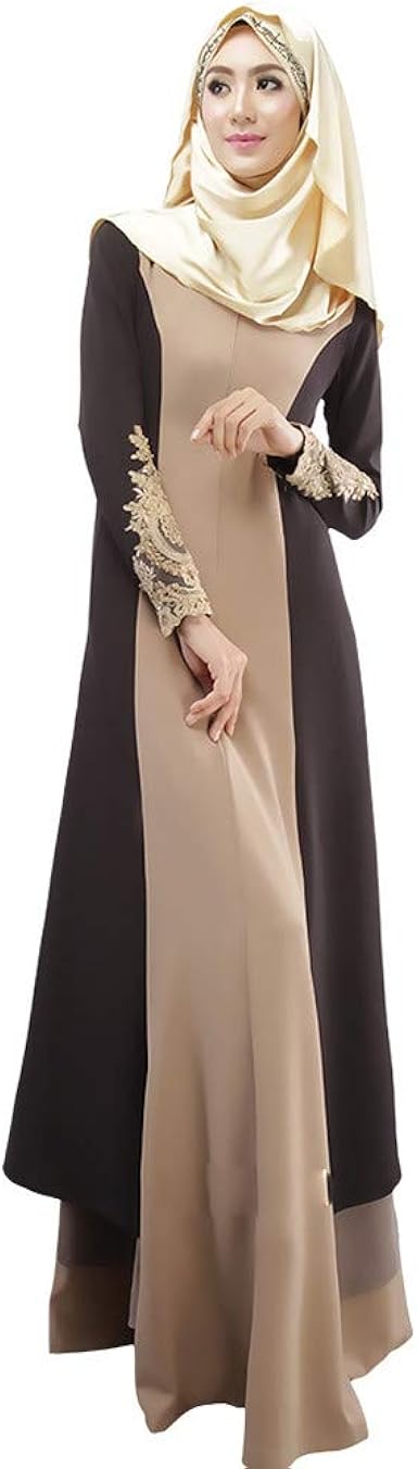 Fuibo Robes Longues Femmes Ete Abaya Femme Abaya Jilbab Musulmane Dubai Islamique Impression De Style Ethnique Robe Hijab Longue Khimar Hijab Vetements Muslim Dress Amazon Fr Vetements Et Accessoires