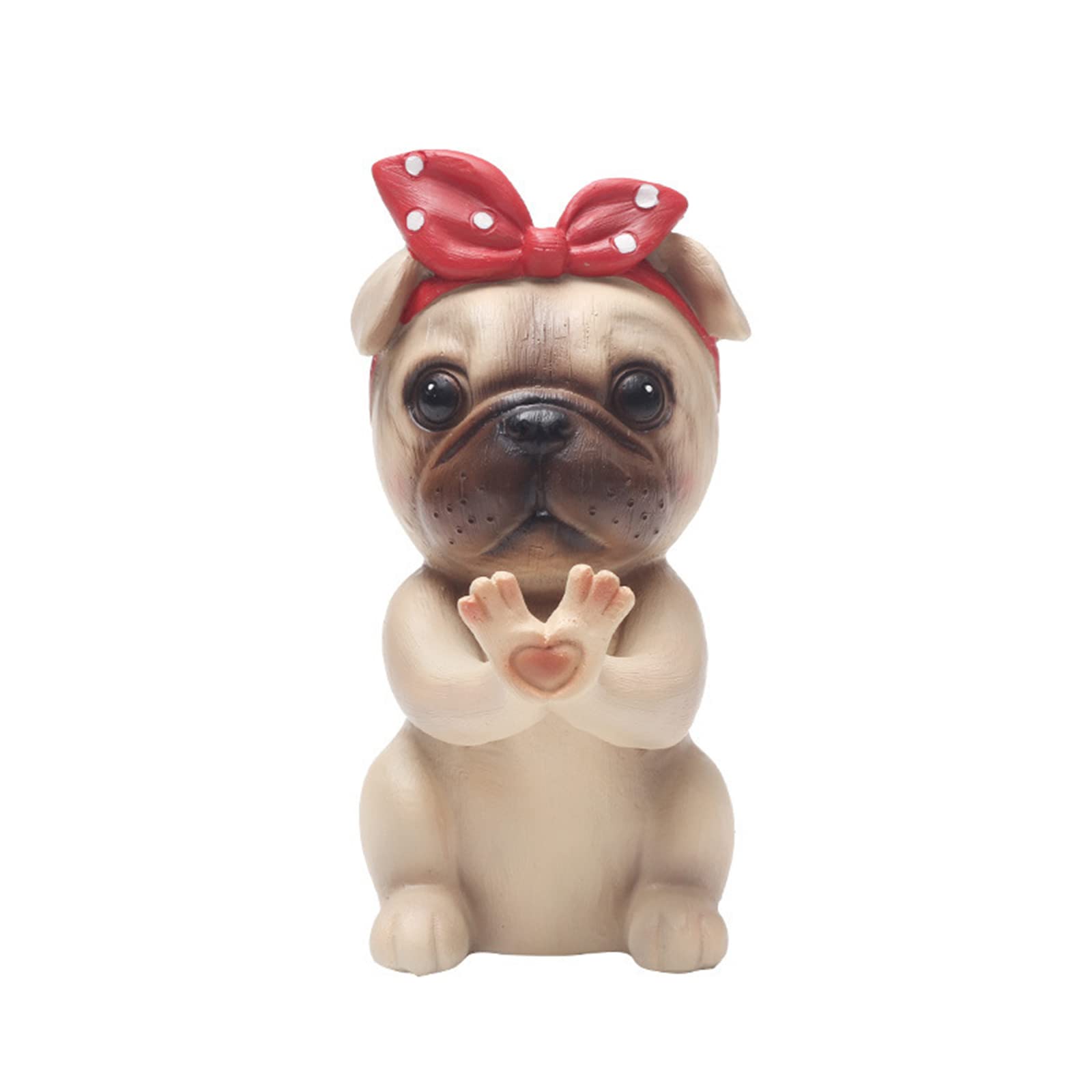 JUKIDS Cute Animal Eyeglass Holder, Dogs Glasses Holder Stand Decorative Glasses Stand Resin Sunglasses Display Stand for Home Office Desktop Ornaments and Gift