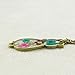 FM FM42 Multicolor Dried Flowers Cat Shape Pendant Necklace with 27