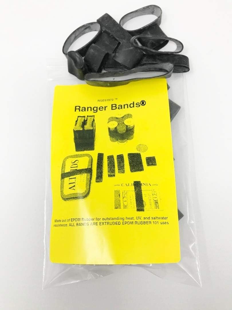 Ranger Bands Mixed 35 Count Made from EPDM Rubber for Survival, Emergency Tinder and Strapping Gear of Various Sizes Made in the USA NGE61972 : Office Products