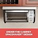 BLACK+DECKER TROS1000D SpaceMaker Under-Counter Toaster Oven, Black/Silver