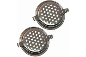 EA CAREY Pack of Snap-On Tobacco Pipe Wind Screen Cap Cover Lid - 1121 (2)