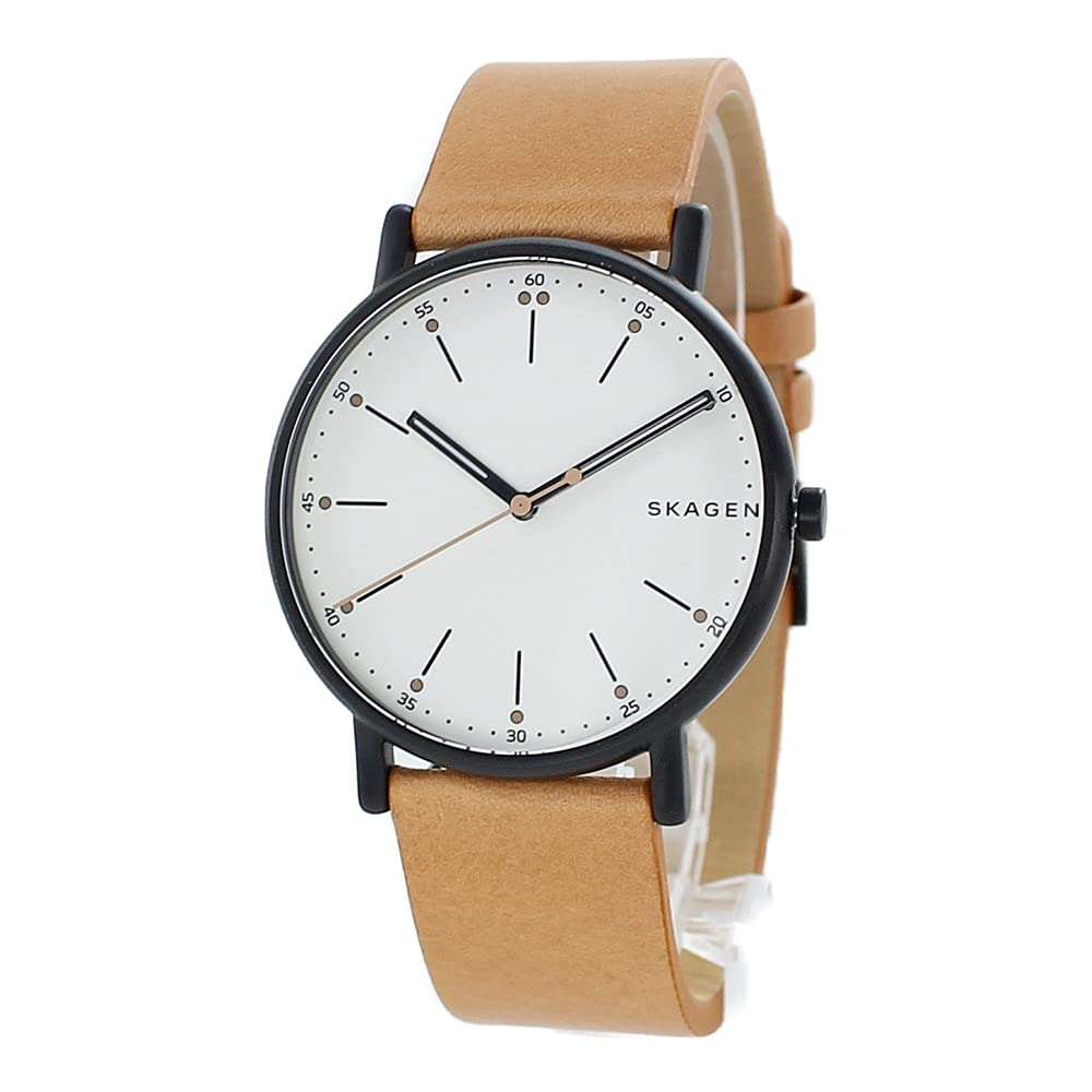 Mua Skagen Men's Signature Light Brown Leather Watch SKW6352box trên