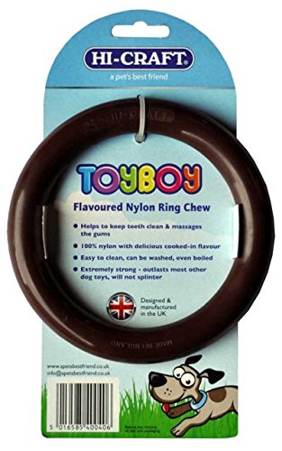 Hi-Craft Toyboy Dog Chew Beef Flavoured Nylon Ring