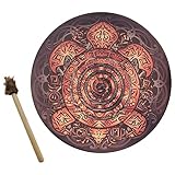 Firlar Turtle Shaman Drum,10 Inch Turtle Pattern