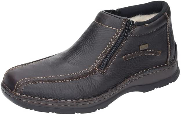 Amazon.com | Rieker Mens Boots Extra Wide Grey/Brown Size 46.0 EU | Boots
